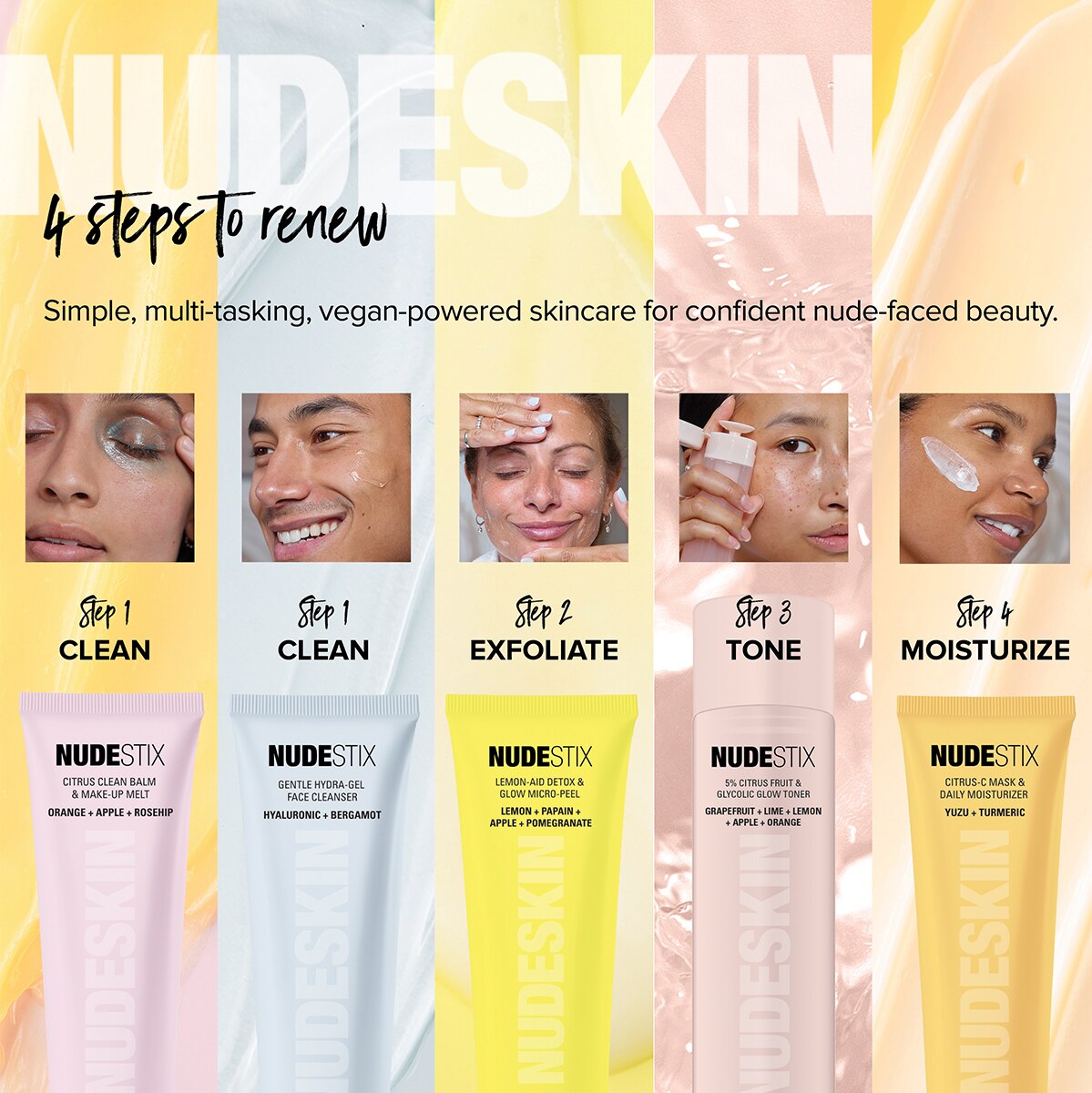 NUDESKIN CITRUS-C MASK & DAILY MOISTURIZER  (HIDRATANTE FACIAL)